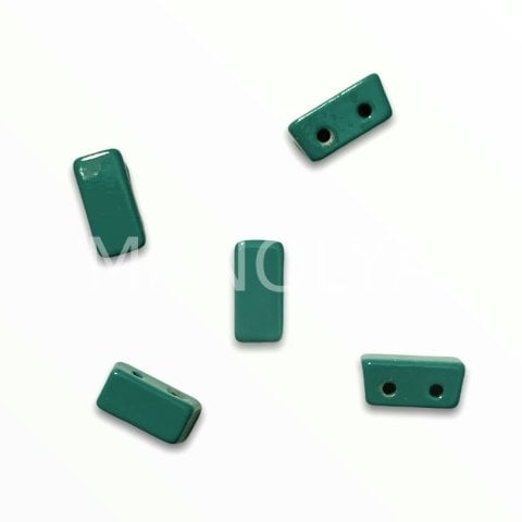 7x4mm KOYU YEŞİL YATAY ÇUBUK DOMİNO