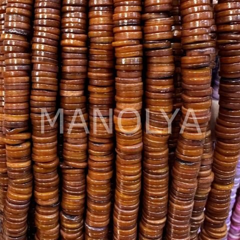 8mm. KAHVE SEDEF DİZİ