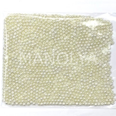 4mm. BEYAZ CAM İNCİ 100gr.