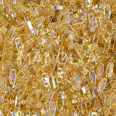 QTL251 Miyuki Quarter Tila Transparent Light Amber AB (Çeyrek Tila 251)