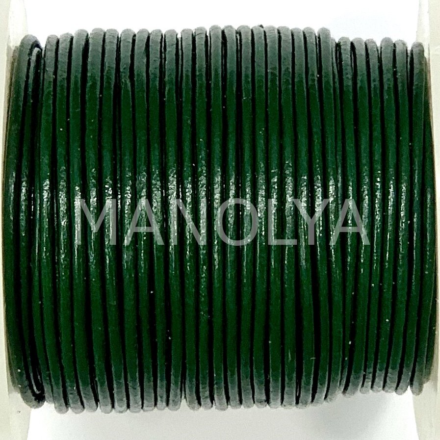 1mm. KOYU YEŞİL DERİ