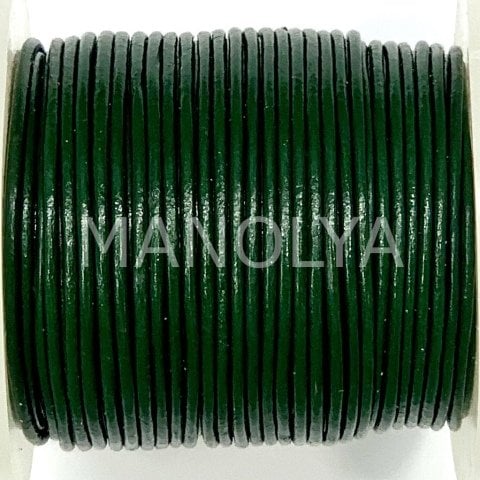 1mm. KOYU YEŞİL DERİ