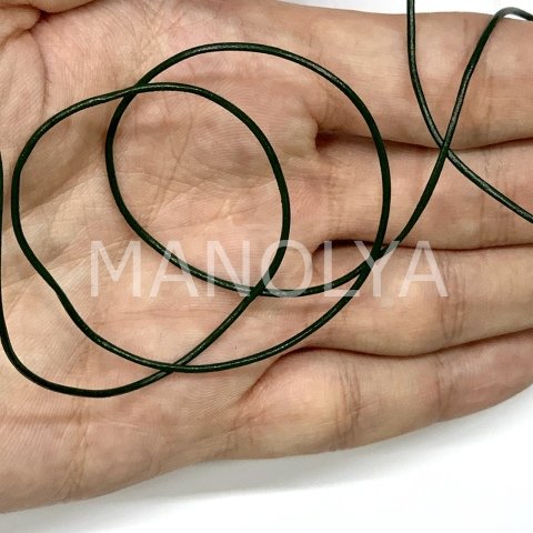 1mm. KOYU YEŞİL DERİ