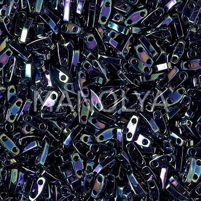 QTL455 Miyuki Quarter Tila Metallic Variegated Blue Iris (Çeyrek Tila 455)