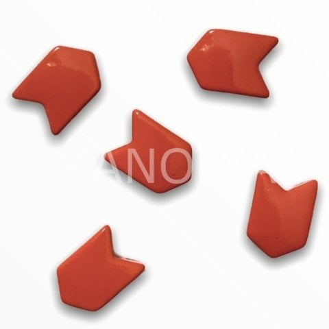 11x8mm KİREMİT RENGİ UZUN OK DOMİNO