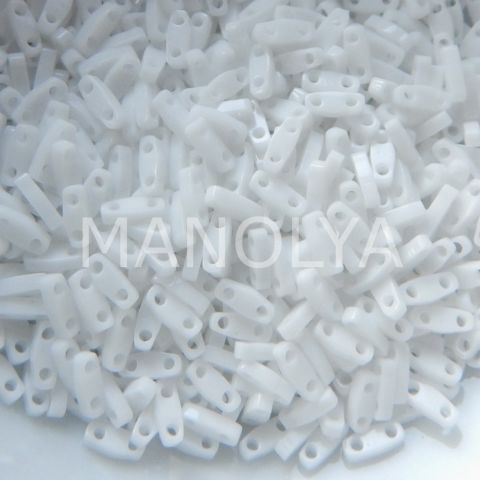 QTL402 Miyuki Quarter Tila Opaque White (Çeyrek Tila 402)