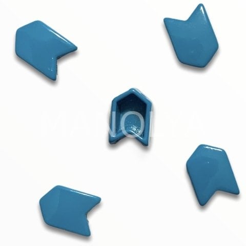 11x8mm MAVİ UZUN OK DOMİNO