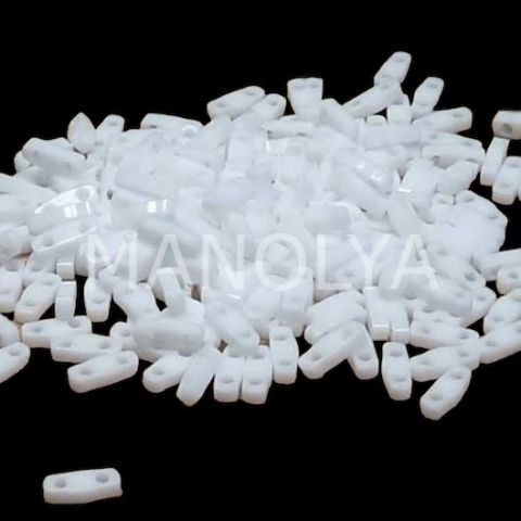 QTL402 Miyuki Quarter Tila Opaque White (Çeyrek Tila 402)