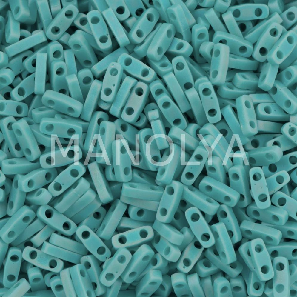 QTL412FR Miyuki Quarter Tila Matte Opaque Turquoise AB (Çeyrek Tila 412FR)