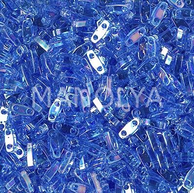 QTL261 Miyuki Quarter Tila Transparent Medium Blue AB (Çeyrek Tila 261)