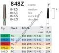 848Z Zirkon İçin Elmas Frez - 2 Adet