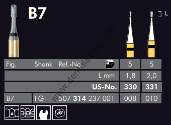 Black Cobra Carpide Frez - 5 Adet
