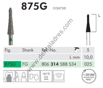 875G Elmas Frez 5 Adet