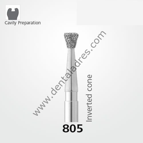 805 Elmas Frez - 5 Adet - Ters Konik