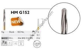 G152 Cerrahi Frez Carpide 2 Adet
