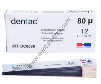 DENTAC Artikülasyon Kağıdı 80μ