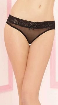 Kurdeleli Transparan Seksi İç Çamaşırı ABM3004