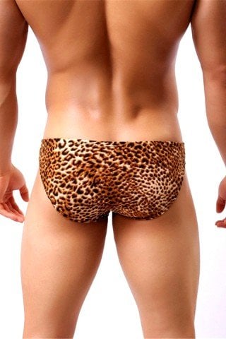 Leopar Desenli Erkek İç Çamaşır ABM7051