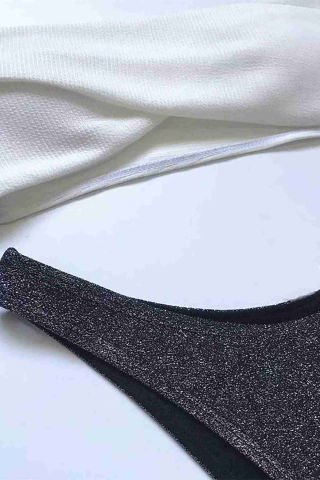 Beyaz Bikini Üstü Beyaz ABM9064