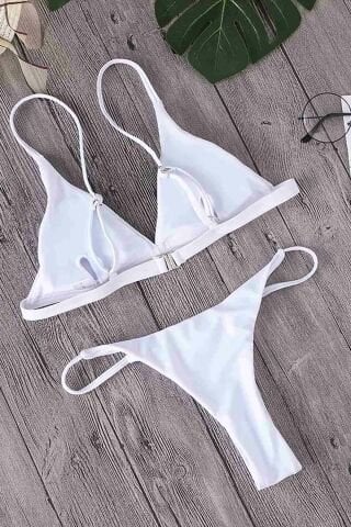 Tanga Bikini Altı Beyaz ABM9119