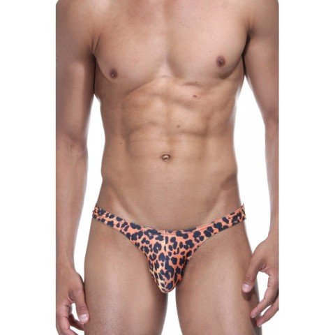 Leopar Desenli Erkek Slip ABM7137