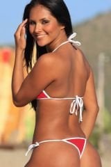 Üçgen Soft Bra Fantazi Tanga Bikini Set ABM152