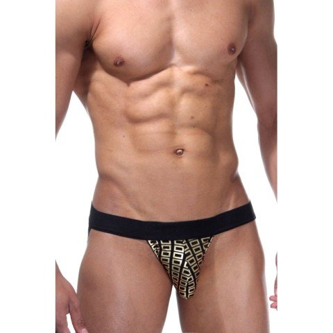 Desenli Jockstrap Erkek Fantazi İç Giyim ABM7159