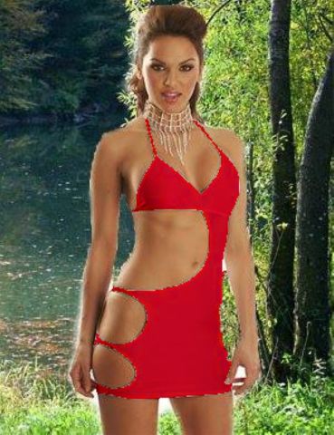 Yarım Dekolteli Seksi Mini Elbise ABM1162