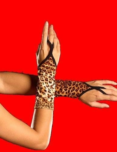 Leopar Parmak Arası Eldivenler
