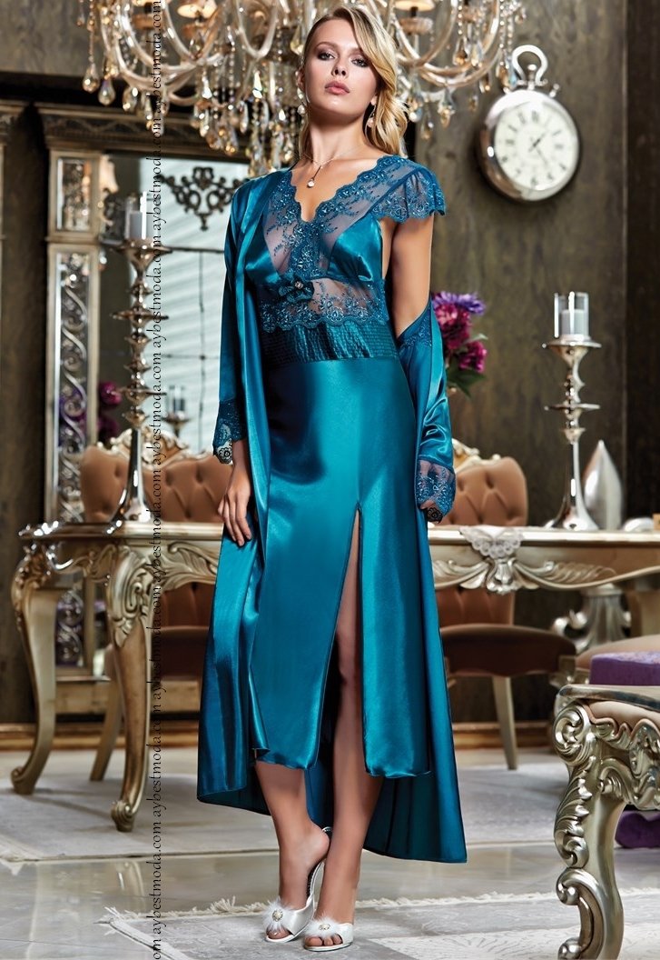 İpek Saten Kısa 6 lı Set takım ABM6260