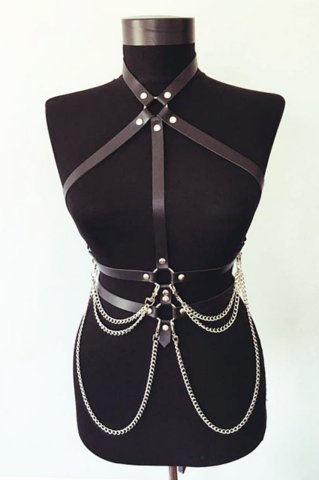 Deri Vücut Kemeri Harness ABM8266