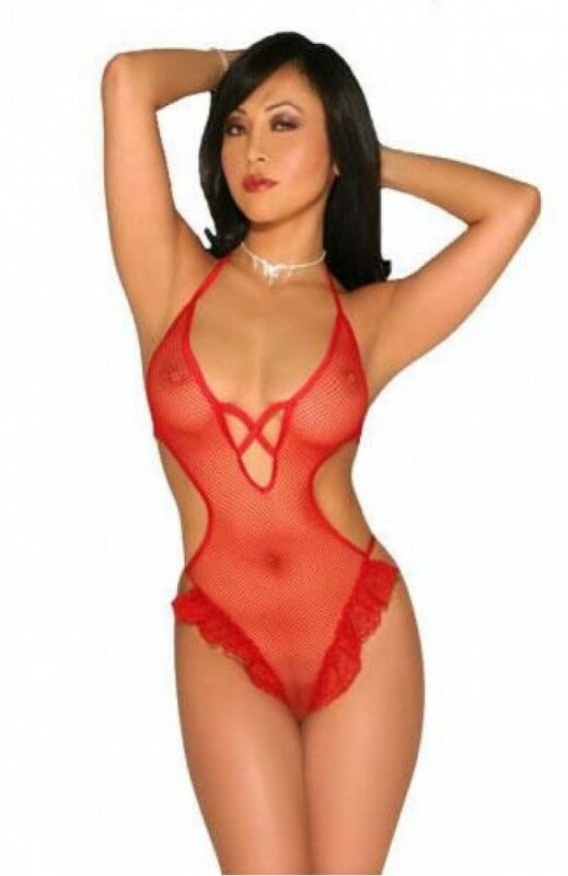 Kırmızı Fantezi Tül Body ABM9266
