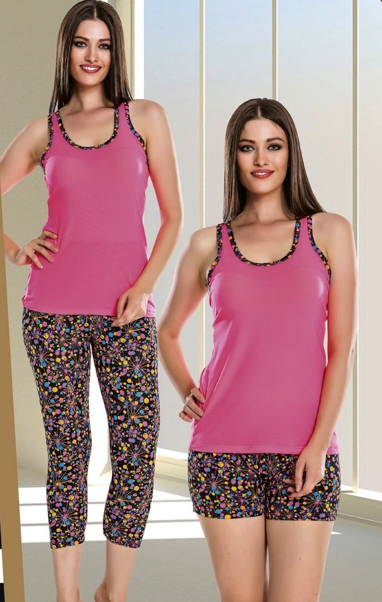 Pembeli 3' lü Pijama Takım ABM6273