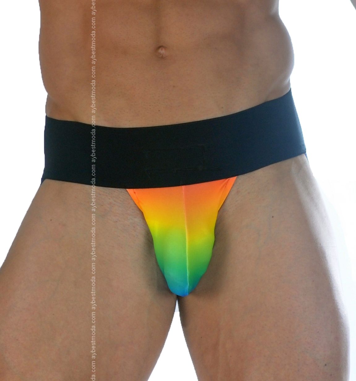 Erkek Fantazi İç Giyim Rainbow Jockstrap ABM4278