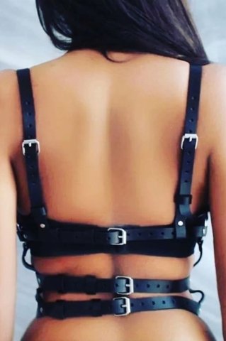 İç Giyim Özel Deri Harness ABM8284