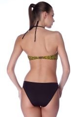 Leopar Desenli Straplez Bikini ABM306