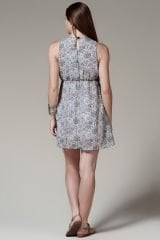 Desenli Şifon Mini Elbise Tunik ABM320