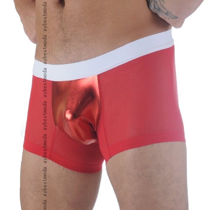 Kırmızı Erkek Transparan Fantezi Boxer ABM4326 - Erkek Fantazi İç Giyim