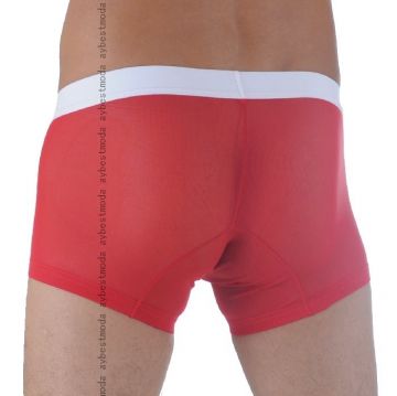 Kırmızı Erkek Transparan Fantezi Boxer ABM4326 - Erkek Fantazi İç Giyim