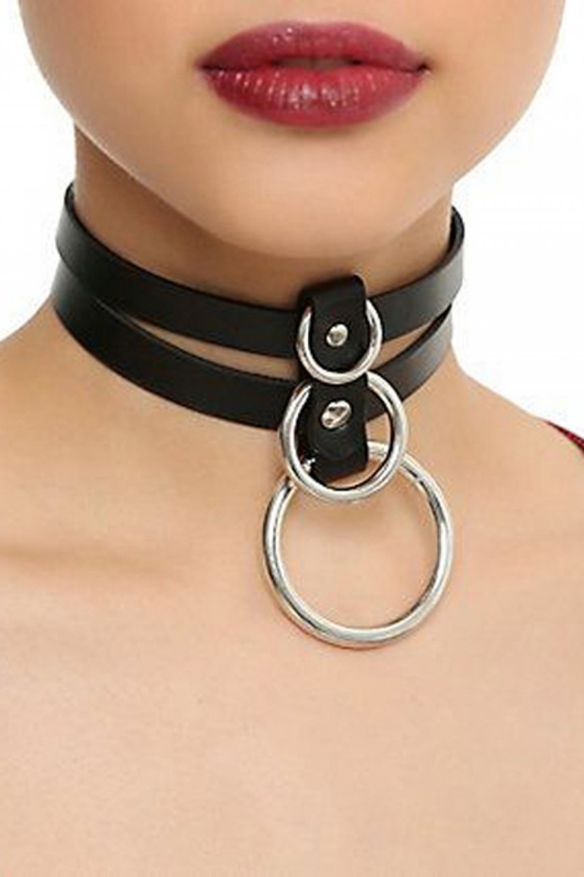 3 Halkalı Seksi Fetiş Tasma ABM8357