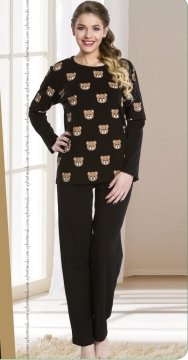 Ayıcıklı Uzun Pijama Takımı ABM6359