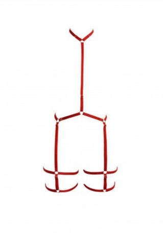 Boyun Bel Detaylı Jartiyer Harness ABM8381