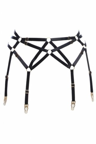 Çapraz Detaylı Şık Harness Jartiyer ABM8429
