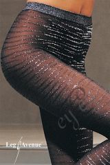 Leg Avenue Lurex Parlak Simli Külotlu Çorap ABM2456