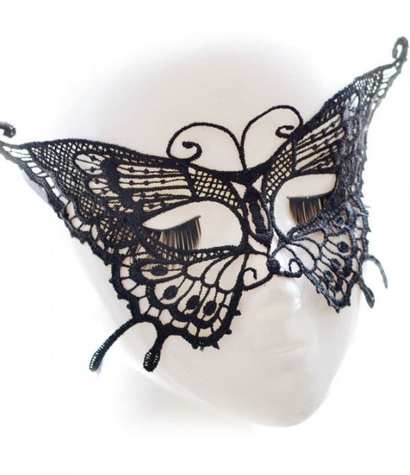 Fantazi Dantel Maske Kelebek Mask ABM5464