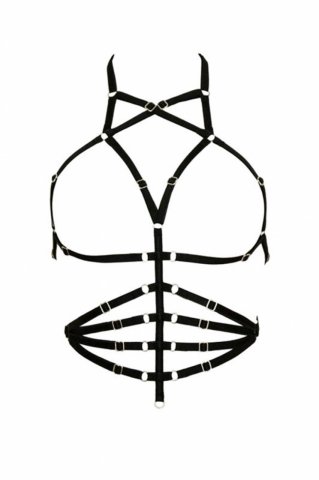 Göbek Üstü Sıralı Seksi Harness ABM8476