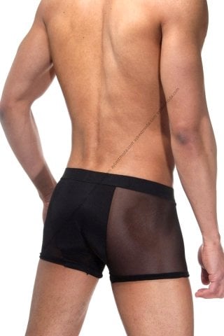 Transparan Tül Saten Boxer ABM1490