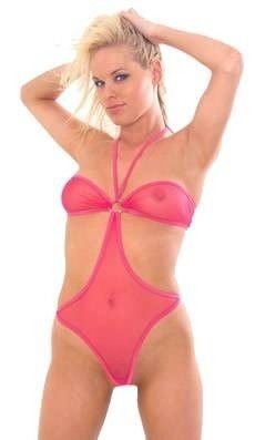 Transparan Taşlı Halkalı Siyah Body - Fantazi Body ABM2502