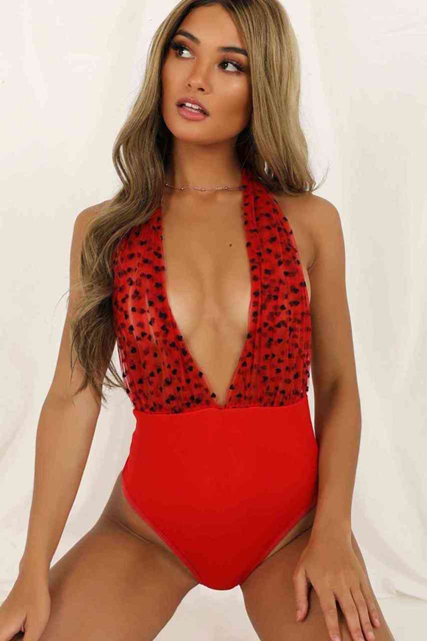 Kalpli Transparan Seksi Body ABM7512