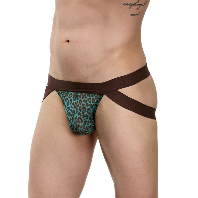Leopar Jockstrap Erkek Çamaşır ABM9535